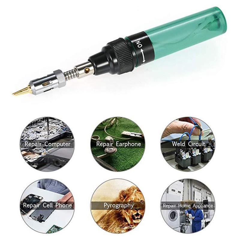 Gas Welding Tool Cordless Electric Welding Iron Gas Soldering Iron Set Set