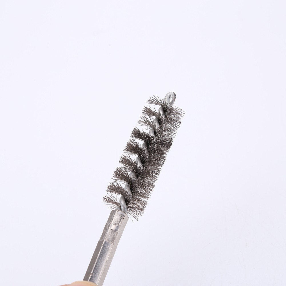 2pcs Stainless Steel ALAZCO 5/8" Wire Brush for Drill Driver Power Driver - Hex Shank Paint/Rust Remover Cleaning Tool for Car