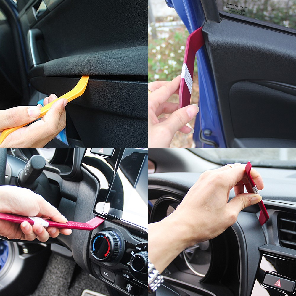 Auto Door Clip Trim Panel Removal Tool Kits Navigation Blades Disassembly Plastic Car Interior Seesaw Conversion Repair Tool