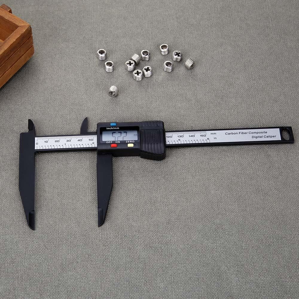 Digital Micrometer 0.1mm Practical Caliper 150mm Plastic Electronic Caliper Micrometer With Large LCD Display Measuring Tools