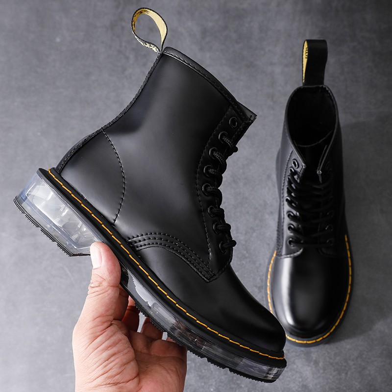 Ankle Boots Women 2021 New Winter Chunky Platform Boots Thick Bottom Punk Genuine Leather Motorcycle Botas Women Shoes Plus Size