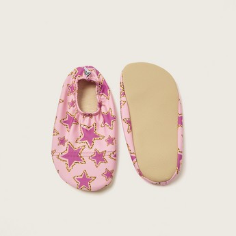 Slipstop Star Print Slip-On Shoes