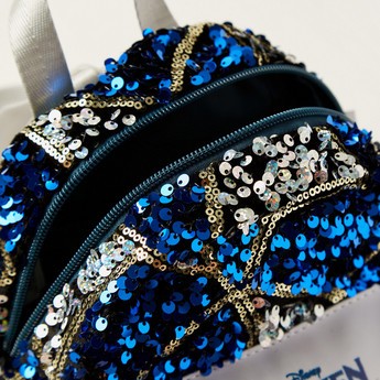 Disney Frozen Sequin Embellished Backpack - 8 inches