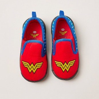 Wonder Woman Print Baby Shoes