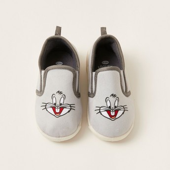 Looney Tunes Bugs Bunny Print Slip-On Loafers