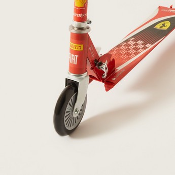 Ferrari Printed 2-Wheel Scooter