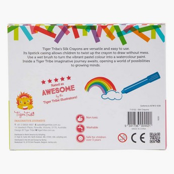 Tiger Tribe Silk Crayons - Pack of 8