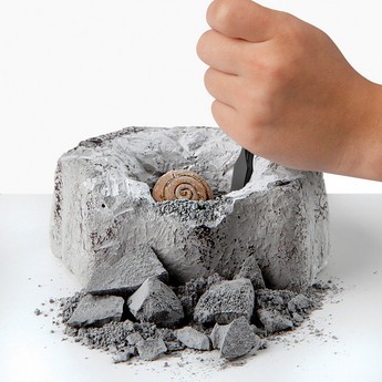 Discovery 5-Piece Toy Excavation Mini Fossil Kit