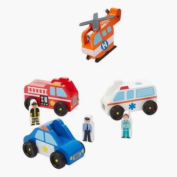 Melissa and Doug Emergency Vehicle Set