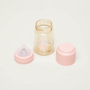 Mother-K Printed Feeding Bottle with Cap - 180 ml