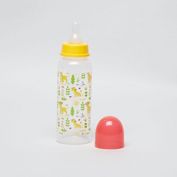 Lion King Print 3-Piece Feeding Bottle - 250 ml