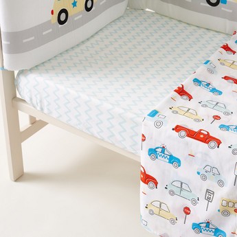 Juniors Car Print 5-Piece Comfortor Set