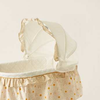 Juniors Printed Bassinet with Canopy