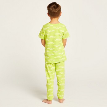 Juniors Printed 6-Piece Pyjama Set