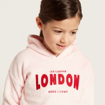 Lee Cooper Embroidered Hooded T-shirt and Pyjamas Set