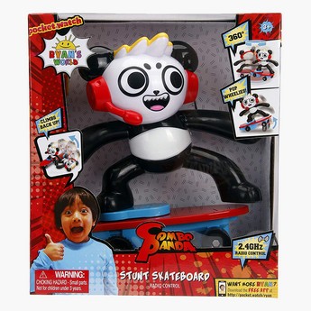 Ryan's World Combo Panda Stunt Skateboard Remote Controlled Toy