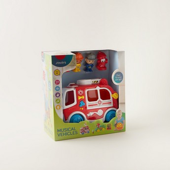 Juniors Musical Vehicles Fire Brigade Playset