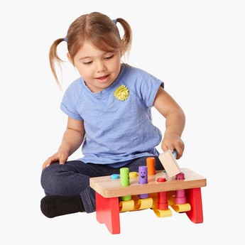 Melissa and Doug Deluxe Pounding Bench Toy