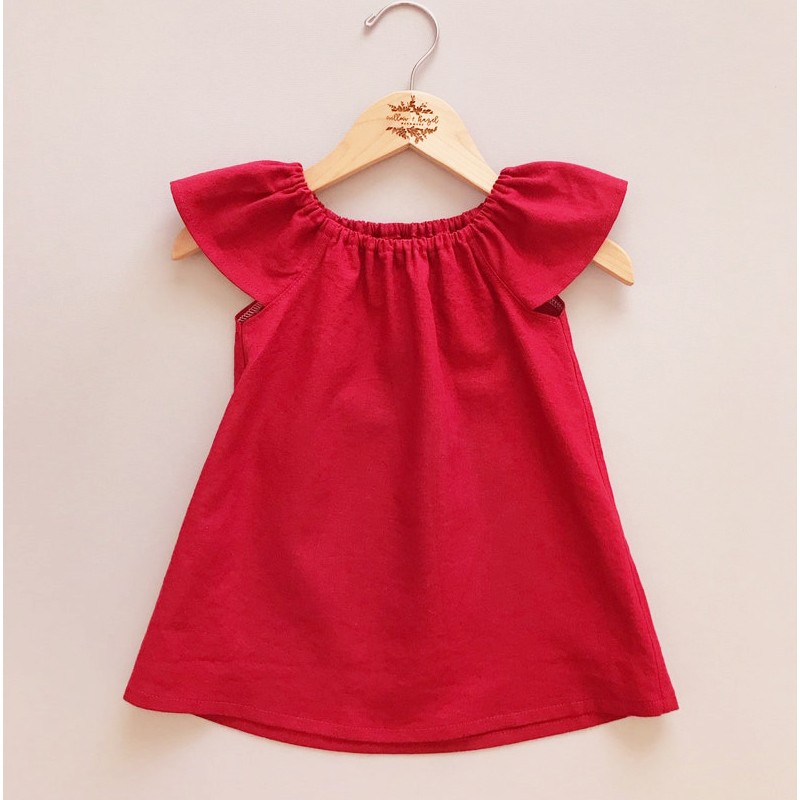 Summer Baby Dress Cotton Baby Simple Dress Girls Home Dress Solid Baby Girls Casual Kids Dress Loose Dresses Clothes