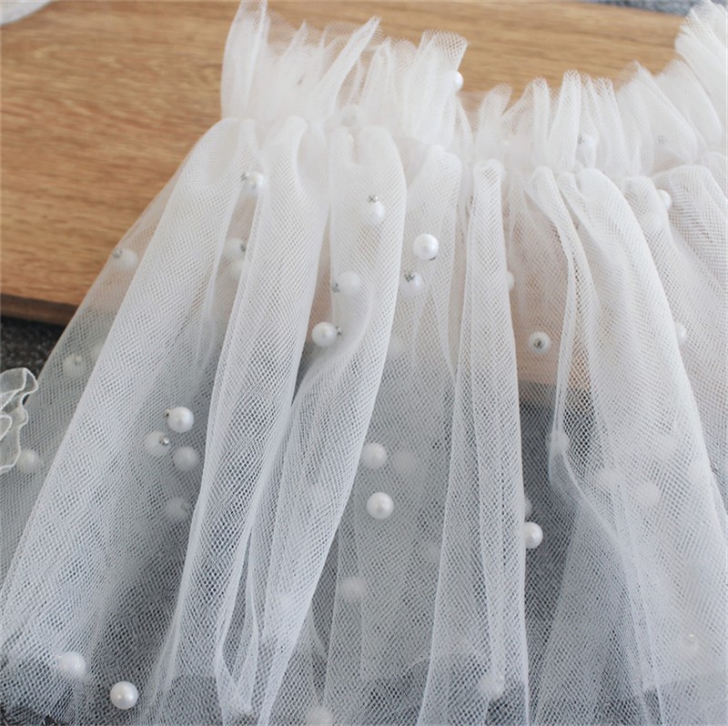 Newborn Baby Photography Clothes Fairy Lace Dress Pearl Beading Romper Skirt Headband 3pcs Sets Infant Girl Princess Outfis