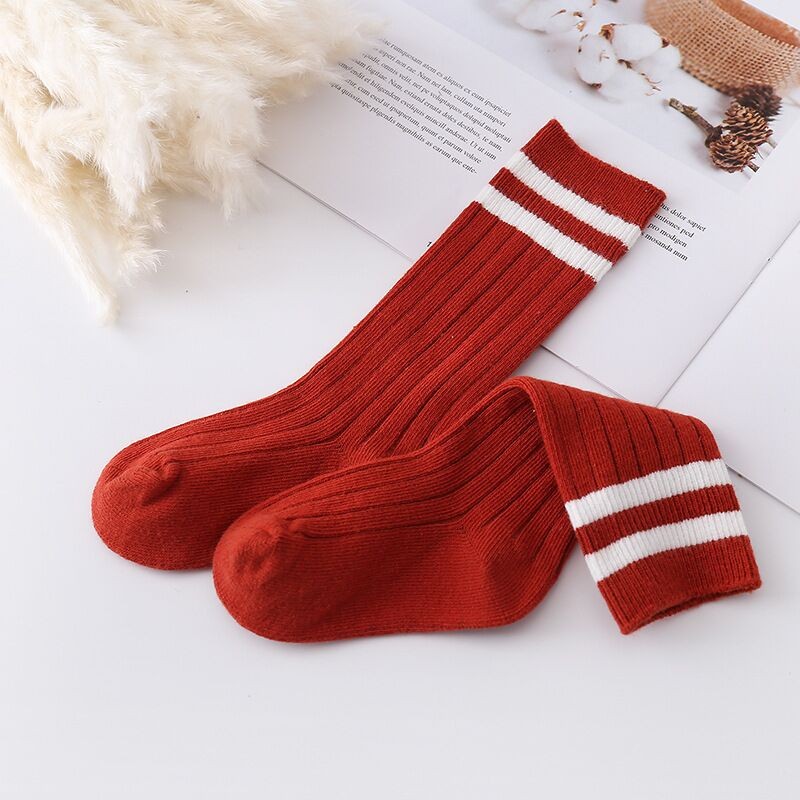 1-9 Years Kids Boys Toddlers Girls Socks Knee High Long Soft Cotton Baby Socks Stripped Children Socks School Clothes