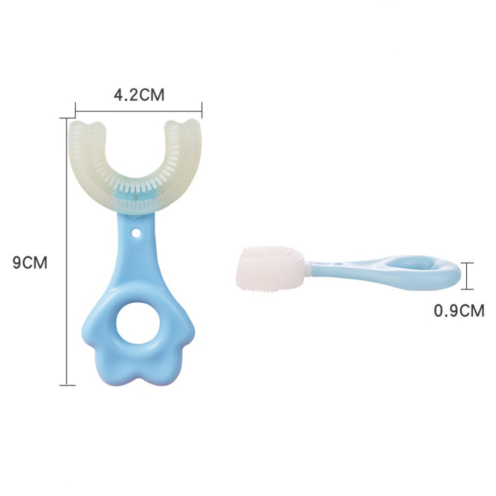 360 Degree U Shape Baby Toothbrush Baby Toothbrush Silicone Toothbrush Toddler Toddler Cleaning Oral Care