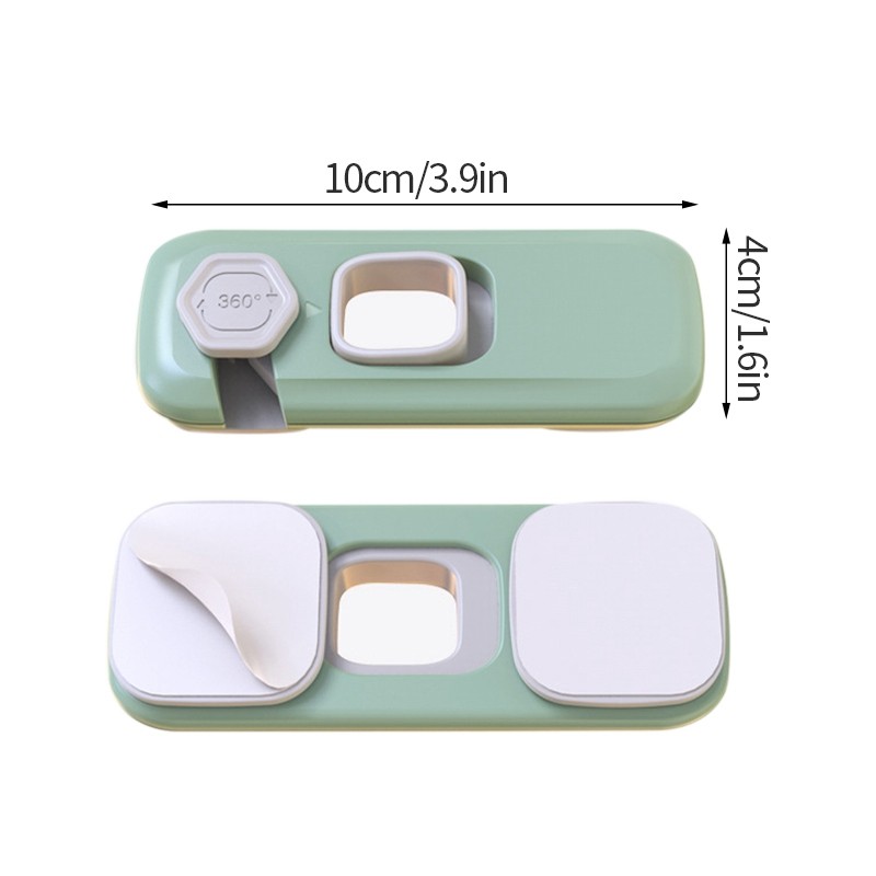 Adhesive Baby Drawer Lock Children Security Clip Safety Lock for Wardrobe Door Wardrobe Fridge Cabinet Baby Care Protector