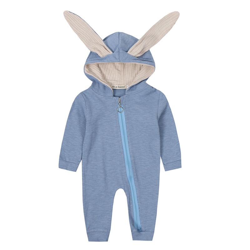 New Spring Autumn Baby Rompers Cute Cartoon Bunny Infant Girl Boy Jumpers Kids Clothes Baby Outfits