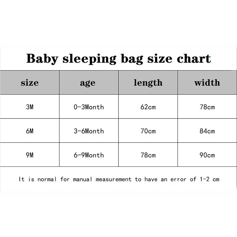 Soft Newborn Baby Wrap Blankets Baby Sleeping Bag Envelope for Newborns Sleeping Bag 100% Cotton Thicken Cocoon for 0-9 Months Baby