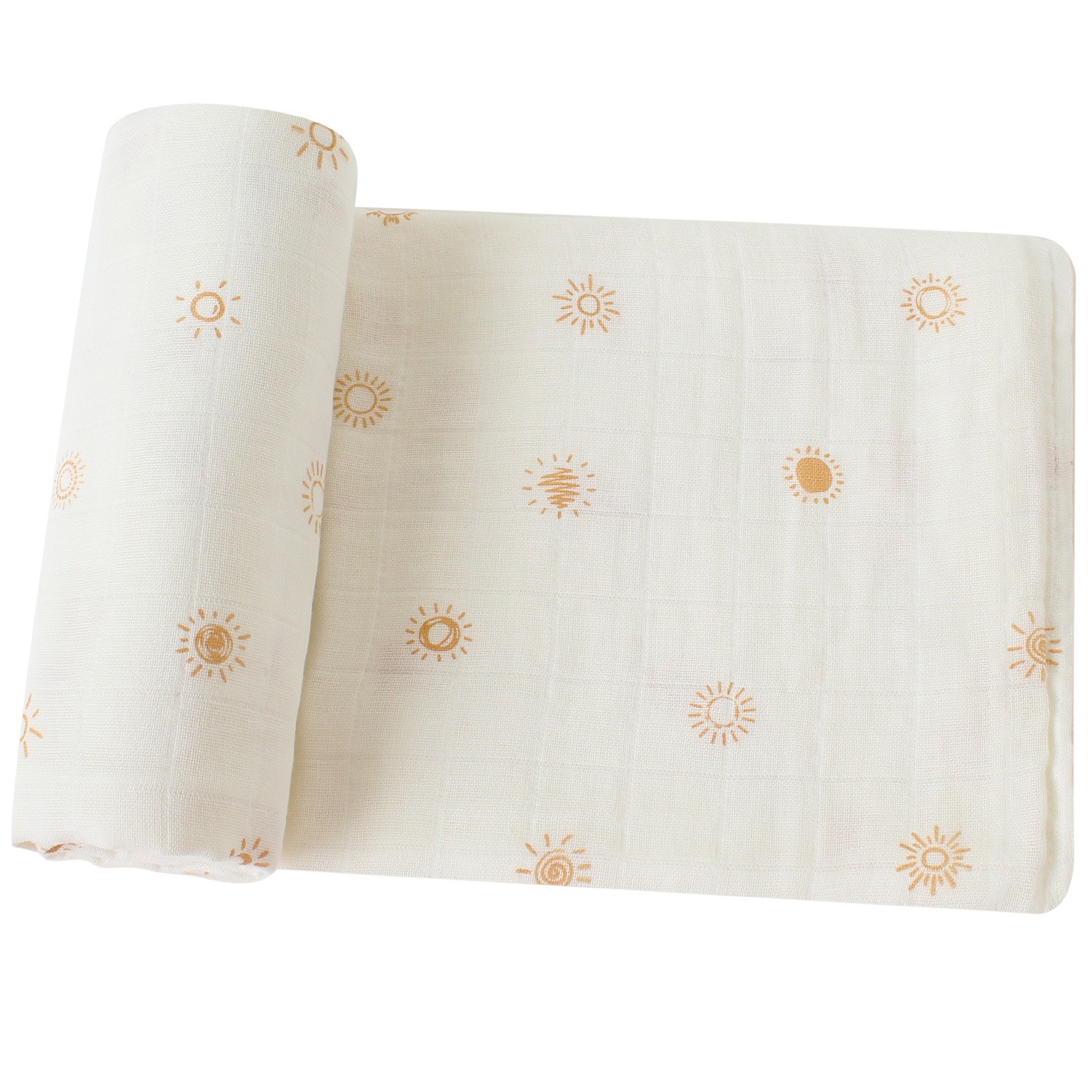 100% Organic Cotton Baby Blankets Newborn Bedding Flower Print Muslin Swaddle Wrap Stroller Blankets Bed Cover Spring