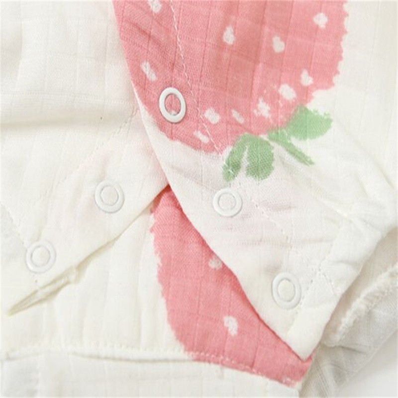 LAUDKA 0-24M Summer Newborn Baby Girls Cotton Underwear Baby Underwear Strawberry Print Infant Girls 2022