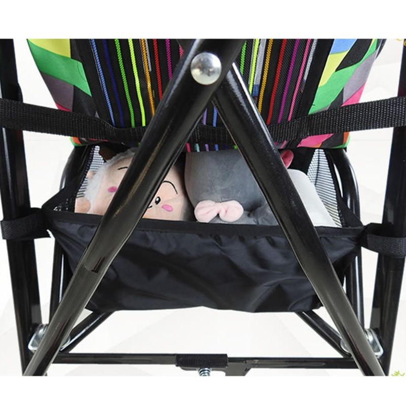 Black Yoya Stroller Basket Newborn Baby Stroller Hanging Basket Pram Bottom Organizer Bag Baby Accessories