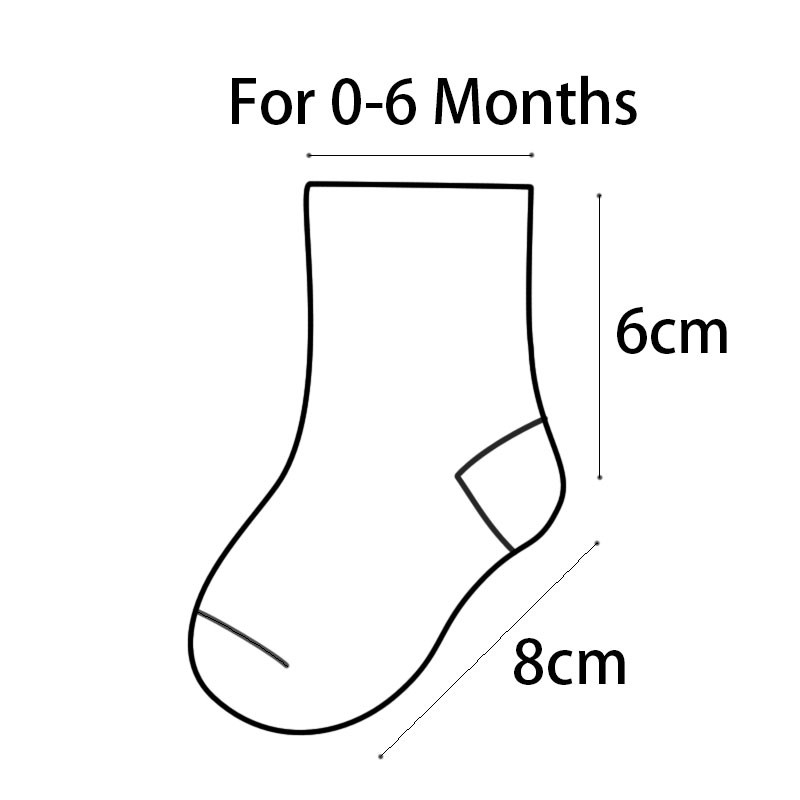 Spring Autumn Baby Cotton Socks Soft Cute Love Mama Girls Boys Floor Socks for 0-6 Months Newborn Baby Stripe Newborn Stuff