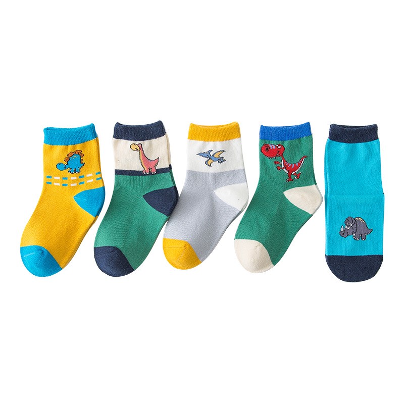 5 pairs soft cotton children socks cute cartoon print kids socks newborn baby boy socks casual girls boys socks 1 to 12 years