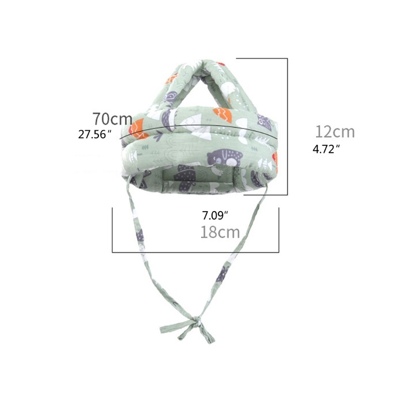 طفل رضيع المضادة للتصادم واقية قبعة خوذة أمان الطفل لينة مريحة رئيس الأمن والحماية-Adjustab