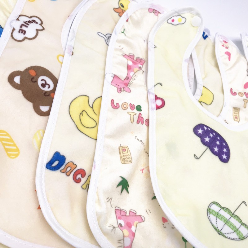 20pcs/lot Baby Baby Boys Girls Waterproof Feeding Clothes Newborn Clothes Accessories Baby Bibs Infant Feeding Clothes