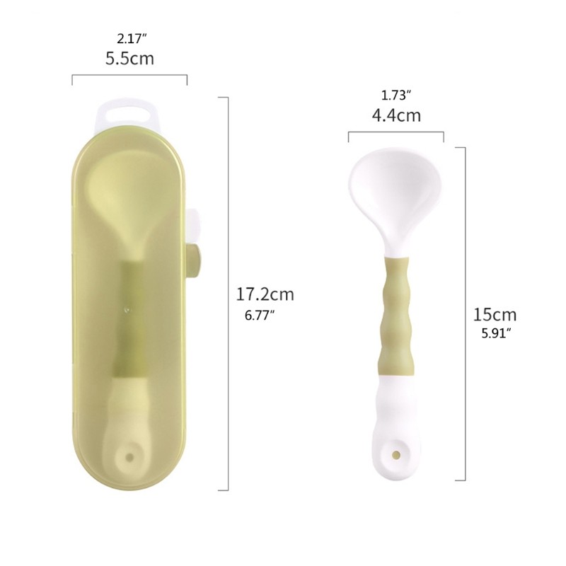 B2EB Baby Bendable Spoon Silicone Toddlers Feeding Training Spoon Tableware BPA Free Self Feeding Learning Spoon for Babies