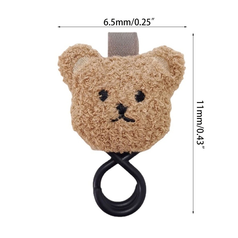 Cartoon Bear Adjustable Baby Stroller Hanging Hook Shopping Cart Hook Trolley Organizer Pushchair Hanger Hanging Hook