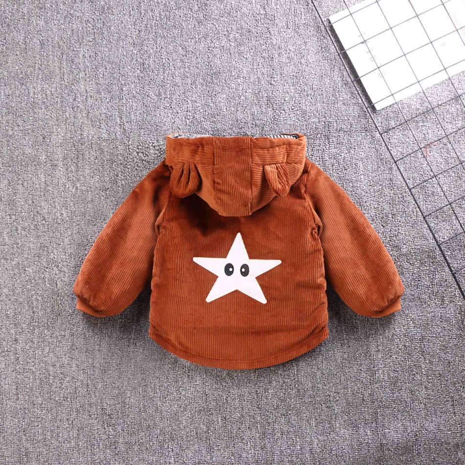 2020 Autumn Hooded Sweater For Kids Back To School Plush Tops Cartoon Print Outerwear Baby Boy Fashion Clothes