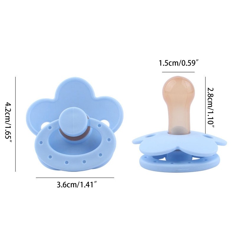 Baby Soft Silicone Pacifier Teether Soother Doll Nipple Newborn Infant Nursing Chew Oral Care Toys