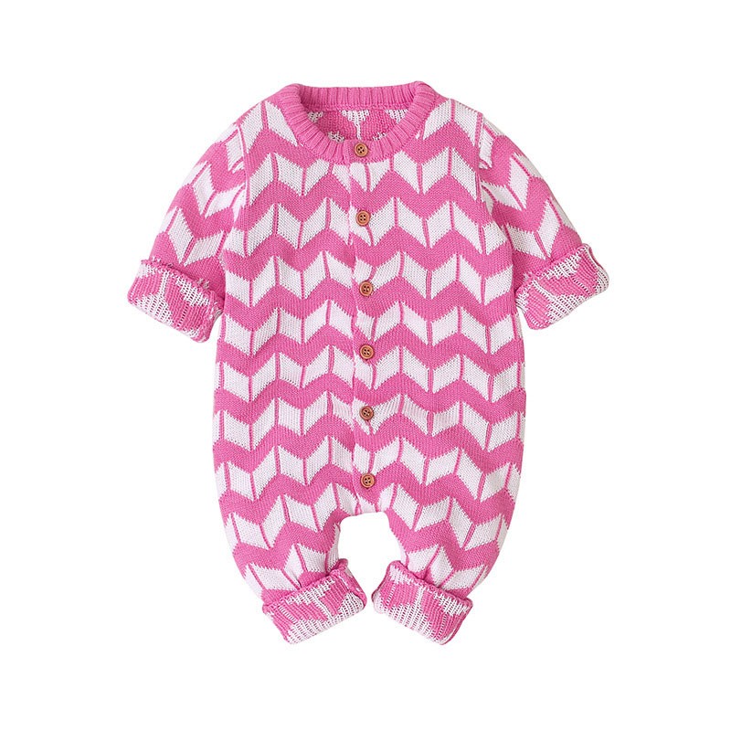 Baby Girls Candy Color Jumpsuit Knitwear Baby Clothes Toddler Boys Overalls Baby Clothes