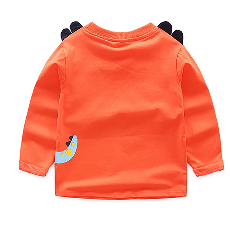 Kids Boys Cartoon T-short Autumn Long Sleeve Primer Tops