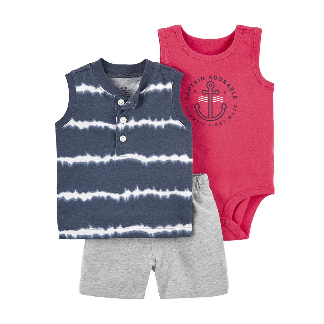 Newborn casual clothes outfit cute baby boys romper short sleeve shorts travel suit spring summer girls outdoor sports wear