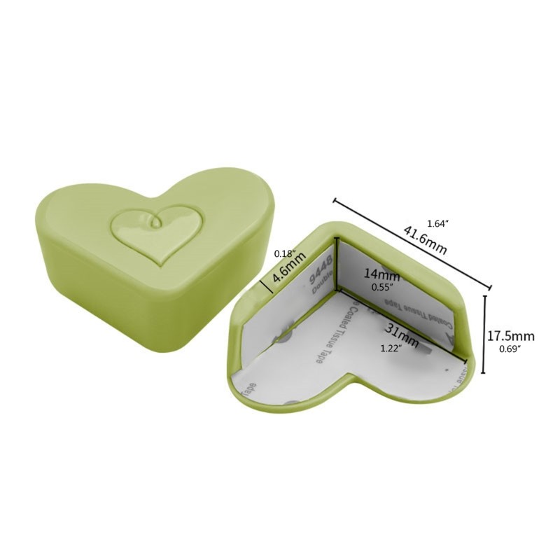 4pcs Soft Silicone Baby Safe Corner Protector Table Desk Corner Guard Edge Guard Anti-collision for Newborn Infants