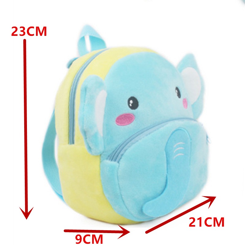 Baby Plush Backpack Cute Kindergarten Backpacks For Kids Boy Girl 3D Cartoon Animal Baby Bags 0-4 Years Children Book Bag