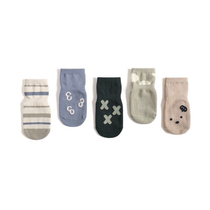 Summer Baby Cotton Silicone Non-slip Floor Ankle Socks for Girls Boys Clothes Anti-slip Funny Cute Cartoon Kawaii Kids Clothes