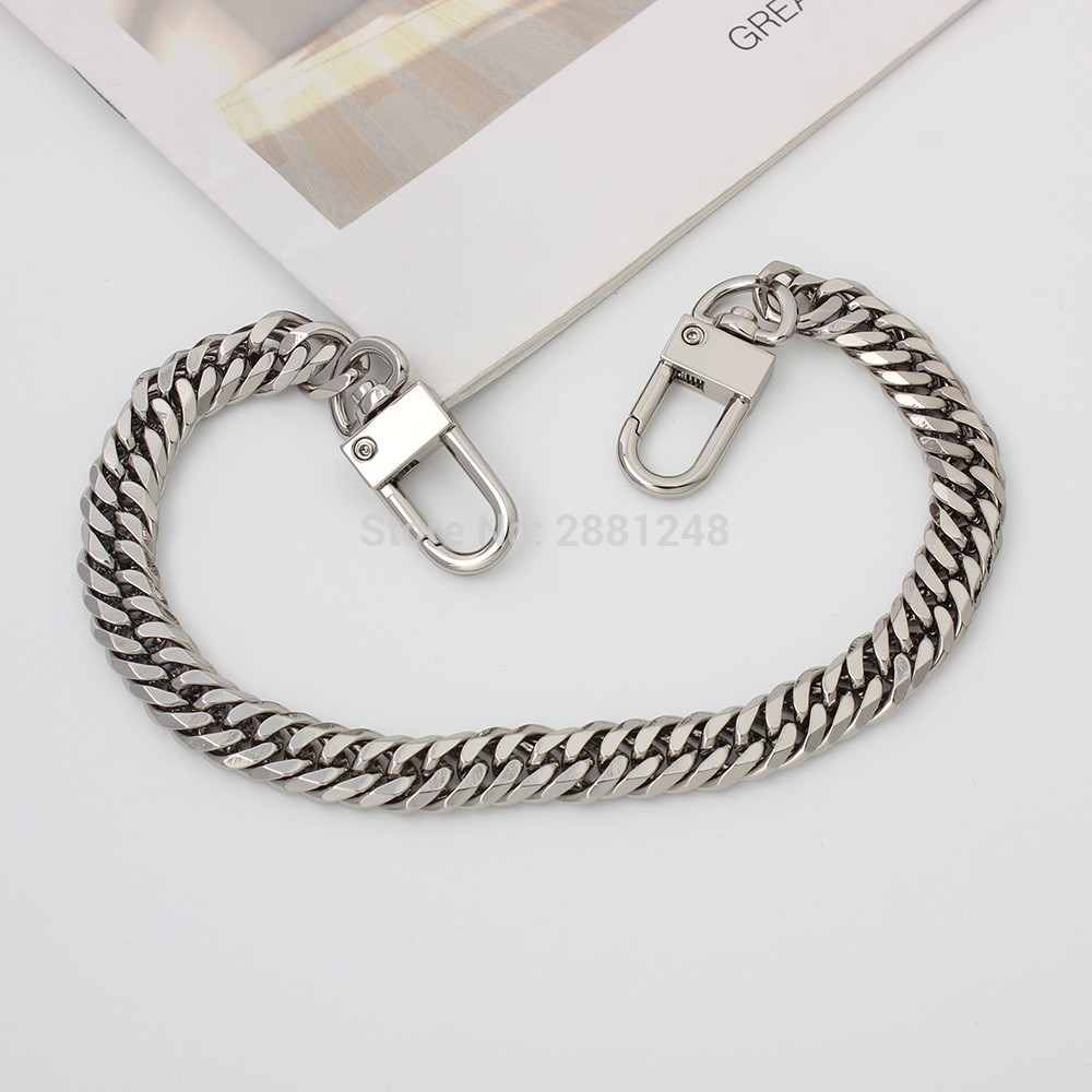 1-5pcs New 10mm Width DIY Bag Handle Accessory With Metal Chain For Handbags Hardware Accessories Bag Chains Repair Package