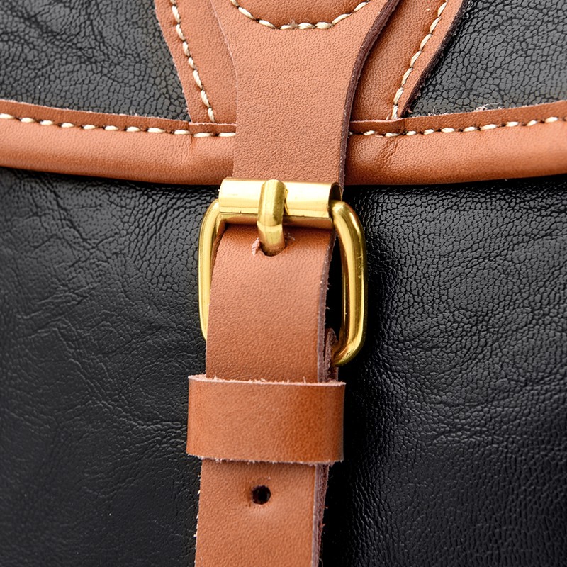 Fashion Vintage Women Messenger Bag Cowhide and PU Leather Designers Handbag Luxury Women Shoulder Bags Female Crossbody Bags