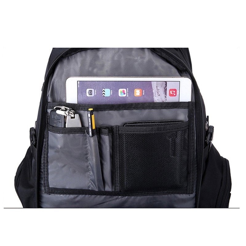 oxford swiss backpack multifunctional USB charging 15.6 inch laptop men waterproof travel bag school bags backpack mochila