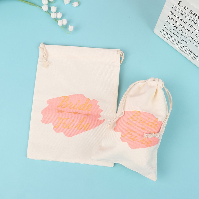 5pcs Tribe Bride Party Gift Bag Team Bride To Be Wedding Bridesmaid Gift Bags Pochon Mochila Femenina Bolsas De Tela Tote Bag